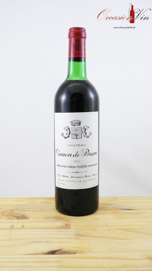 Château Canon de Brem ELA Vin 1975