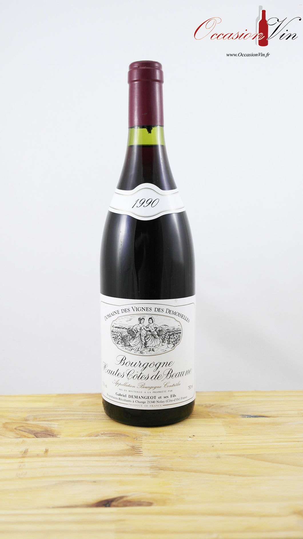 Domaine des Vignes des Demoiselles Gabriel Demangeot et ses fils Vin 1990