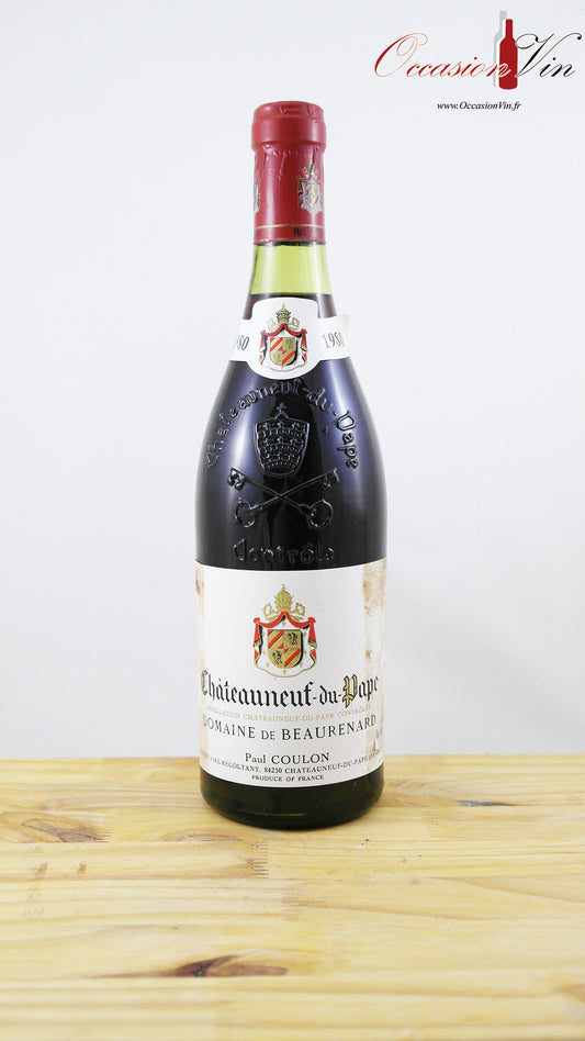Domaine de Beaurenard EA Vin 1980