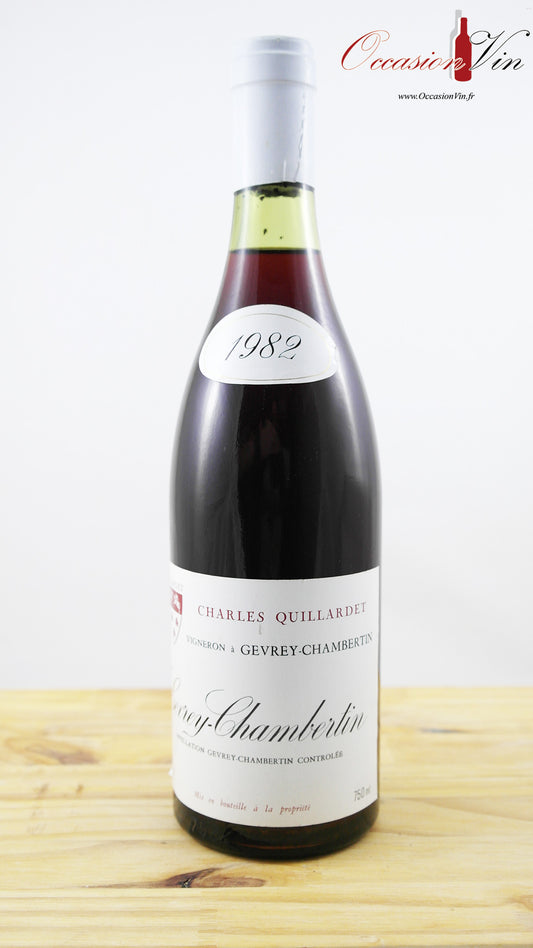 Gevrey-Chambertin Charles Quillardet Vin 1982