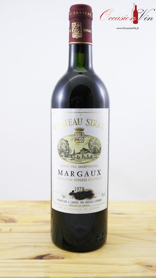 Château Siran EA Vin 1979