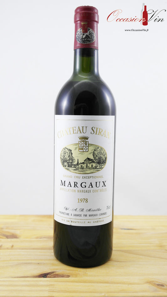 Château Siran CA Vin 1978