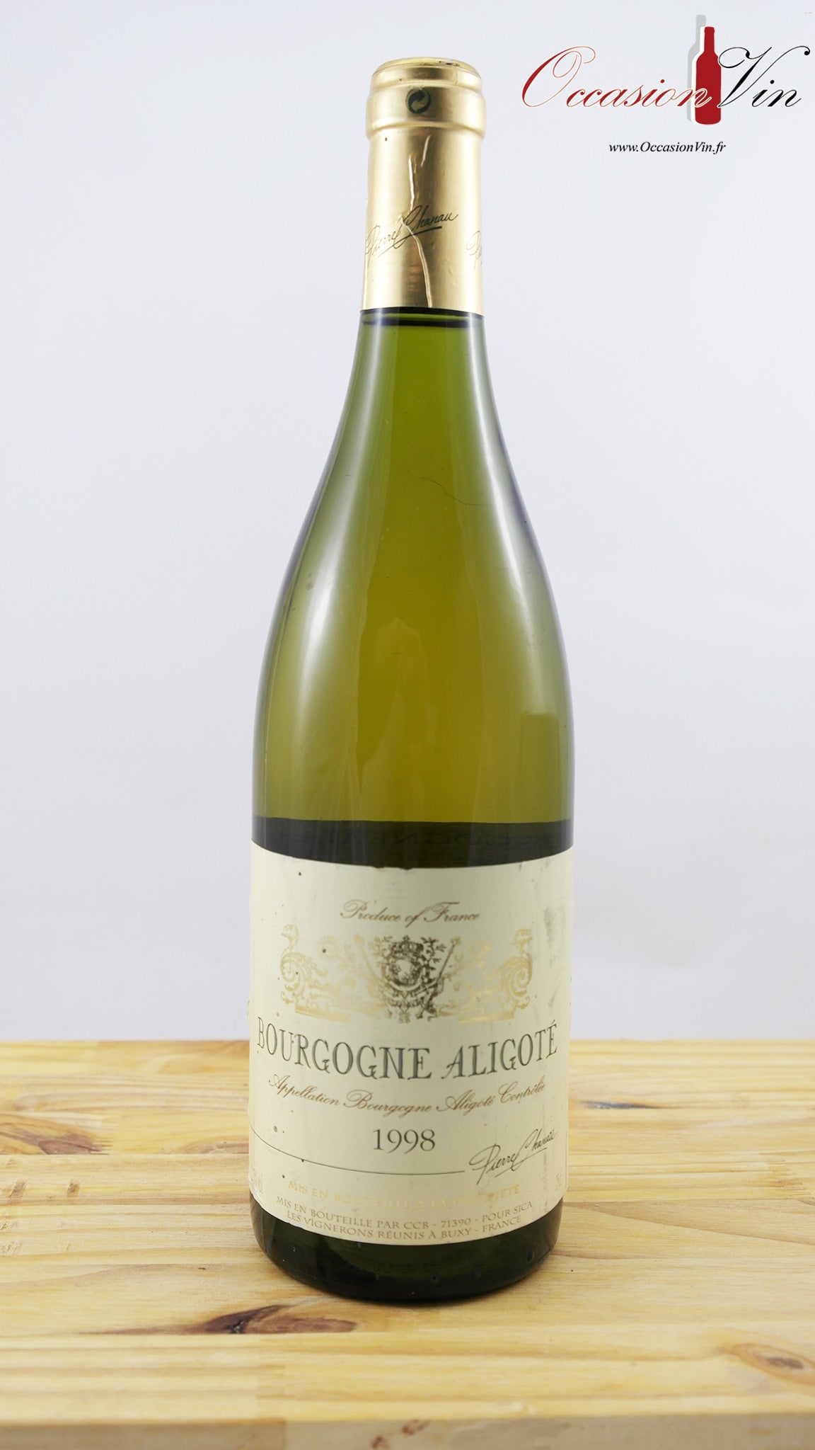 Bourgogne Aligoté Les Vignerons réunis Vin 1998