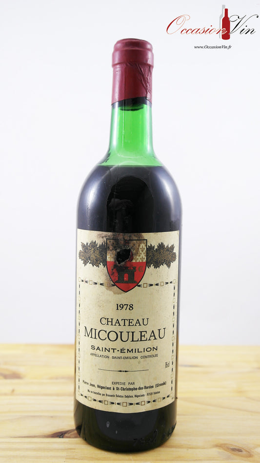 Château Micouleau EA Vin 1978