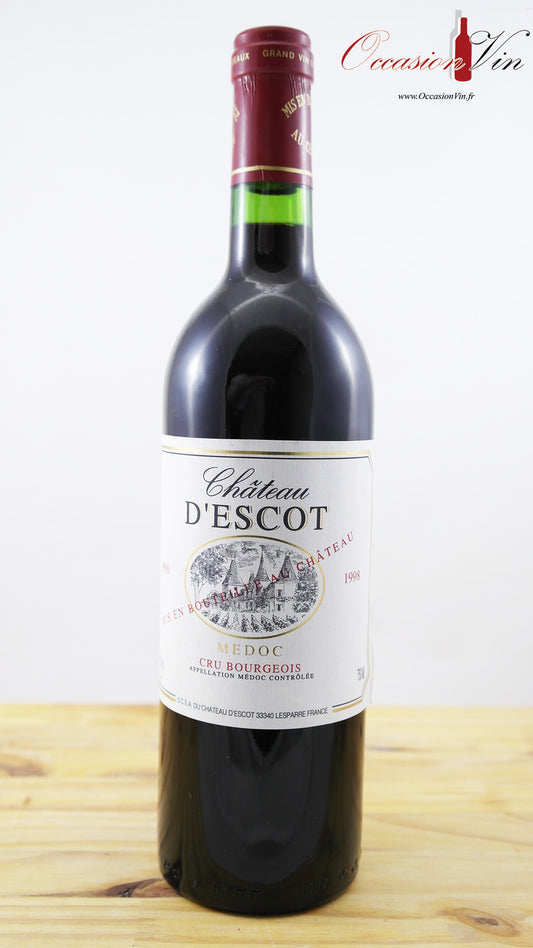 Château d’Escot BG Vin 1998