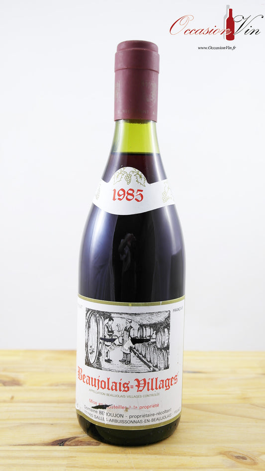 Beaujolais-Village Domaine Beroujon Vin 1985