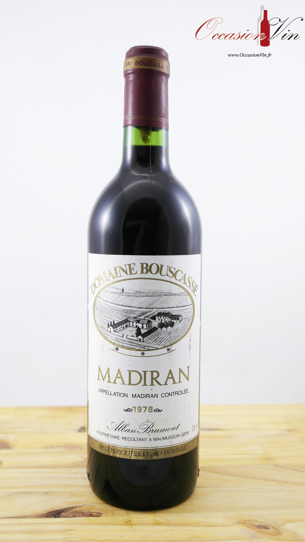 Madiran Domaine Bouscasse Vin 1978