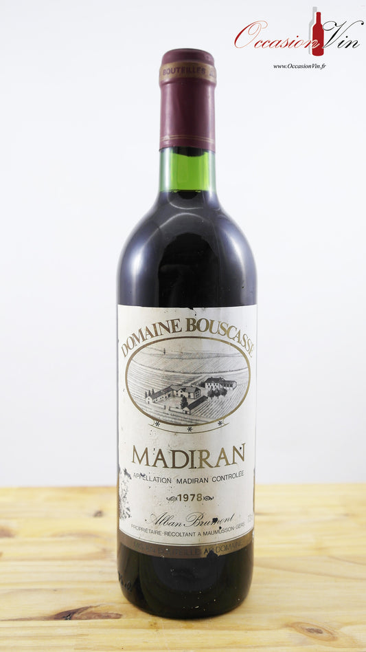Madiran Domaine Bouscasse HE Vin 1978