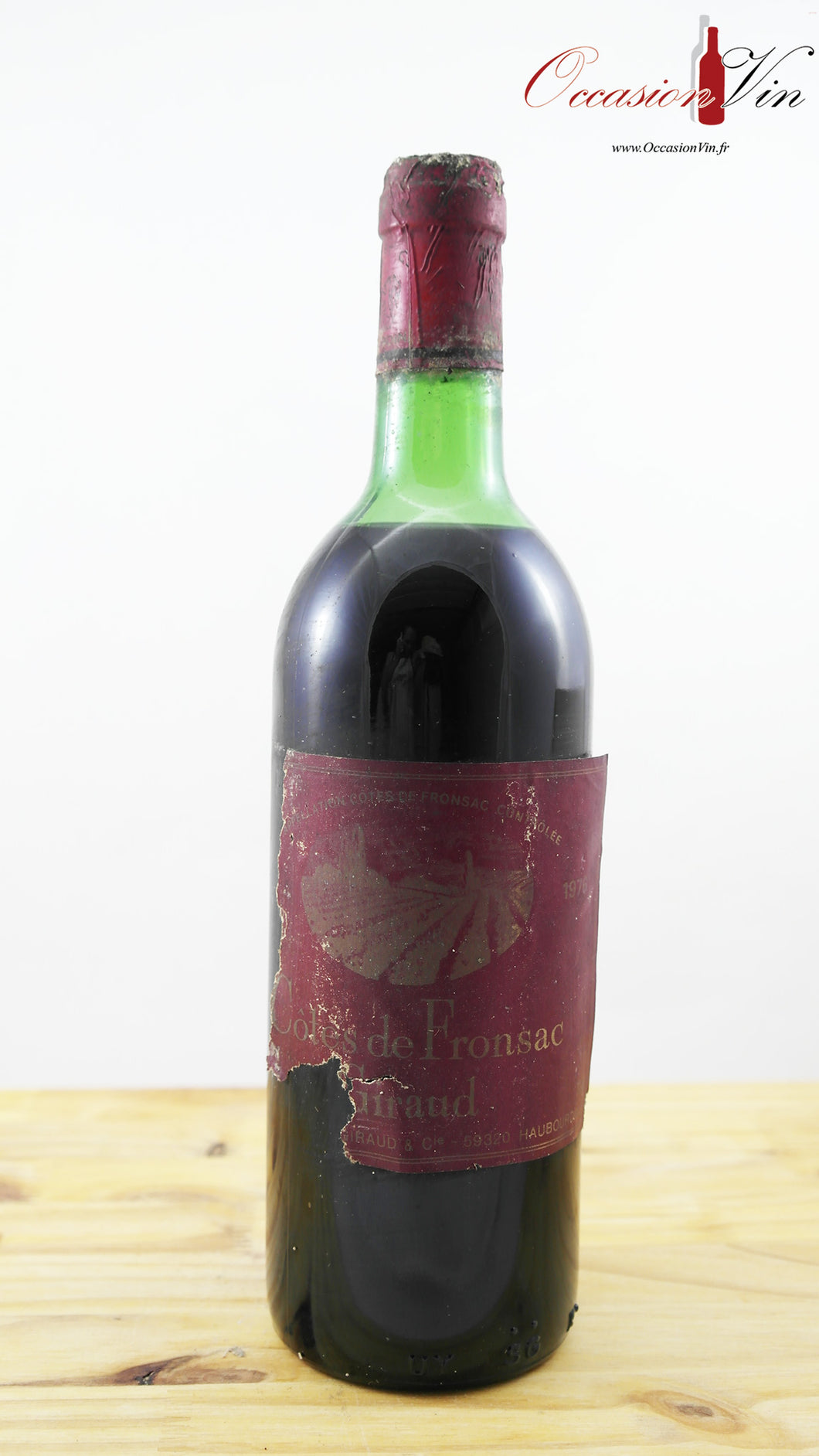 Côtes de Fronsac Giraud CA Vin 1976