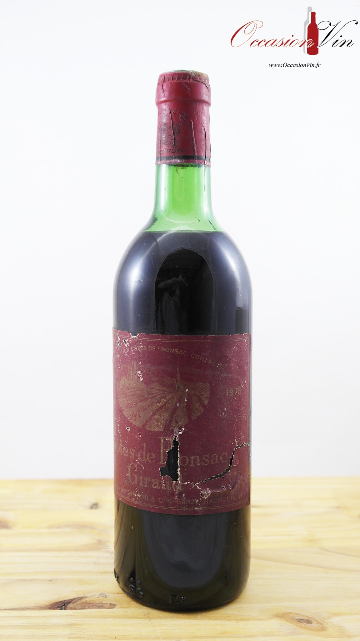 Côtes de Fronsac Giraud EA Vin 1976