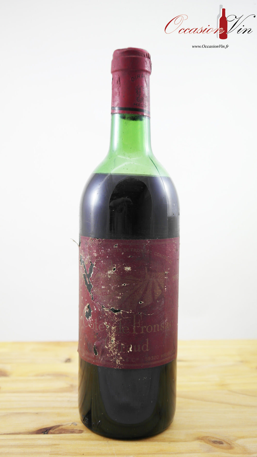 Côtes de Fronsac Giraud NB Vin 1976