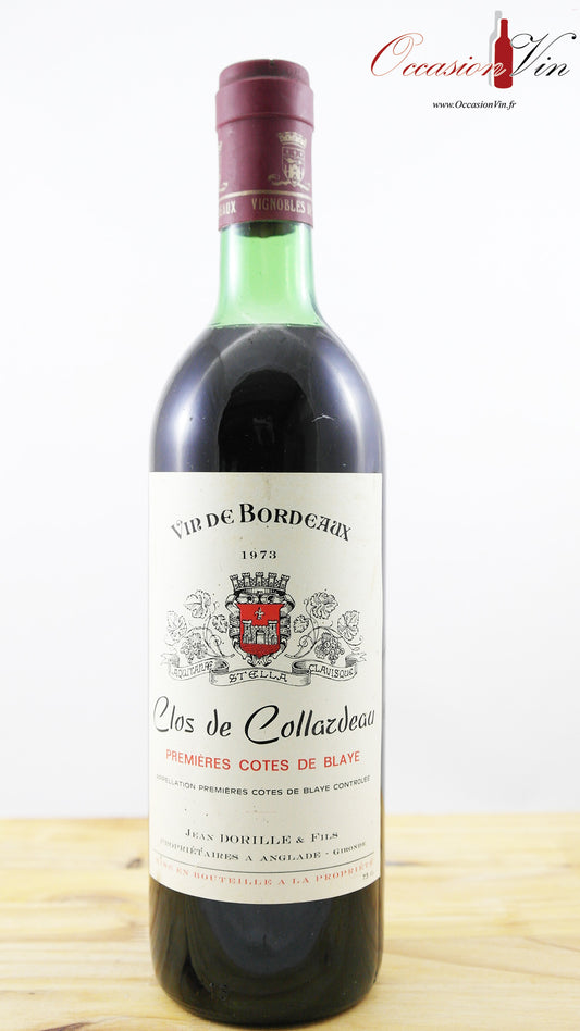 Clos de Collardeau Vin 1973