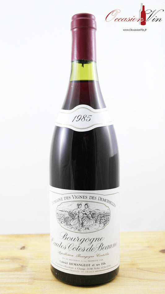 Vignes des Demoiselles Demangeot Vin 1985
