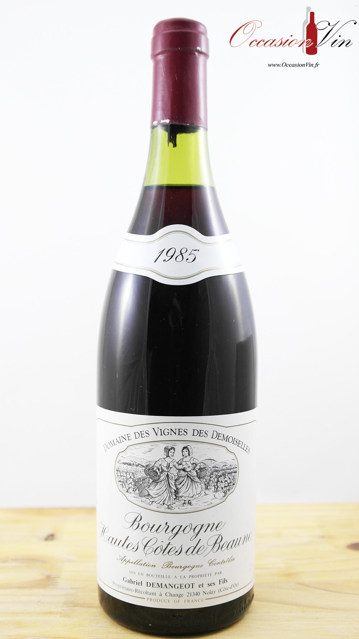 Vignes des Demoiselles Demangeot CA Vin 1985