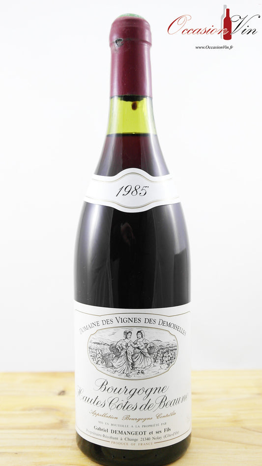 Vignes des Demoiselles Demangeot CA2 Vin 1985