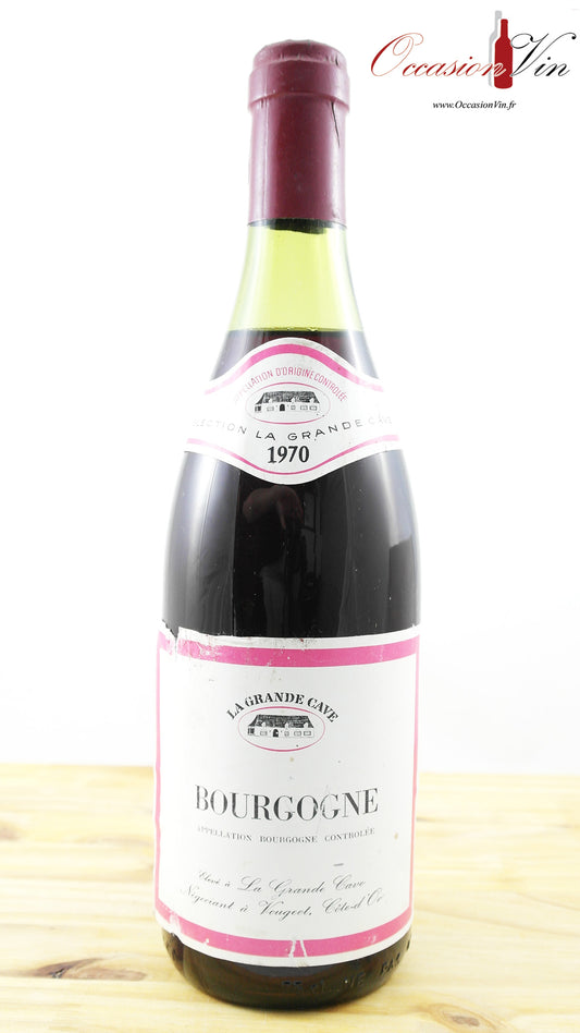 Bourgogne La Grande Cave Vin 1970