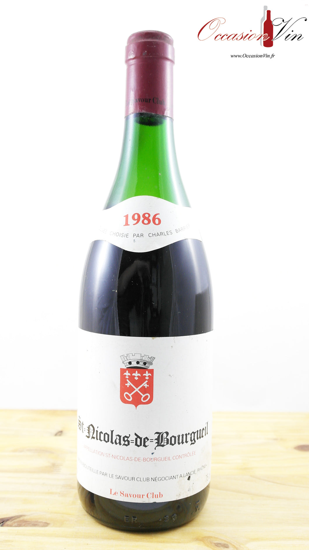 St-Nicolas-de-Bourgueil Le Savour Club NB Vin 1986