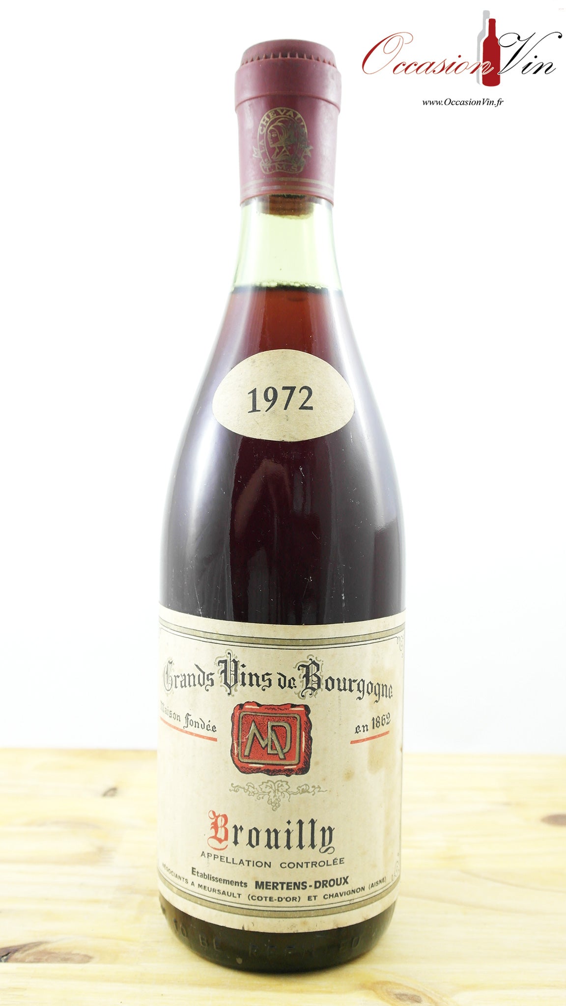 Brouilly Mertens-Droux Vin 1972