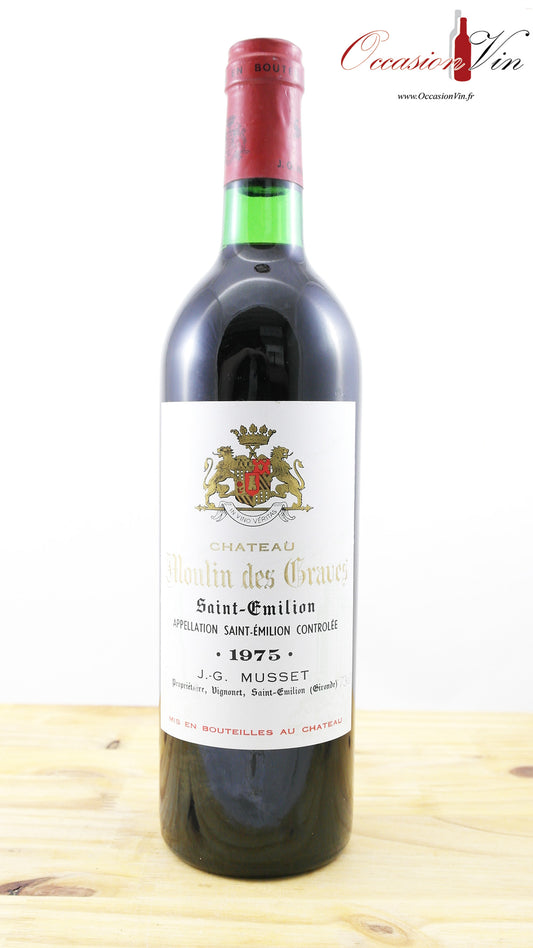 Chateau Moulin des Graves Vin 1975