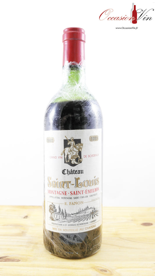 Château Saint-Louis ET Vin 1981