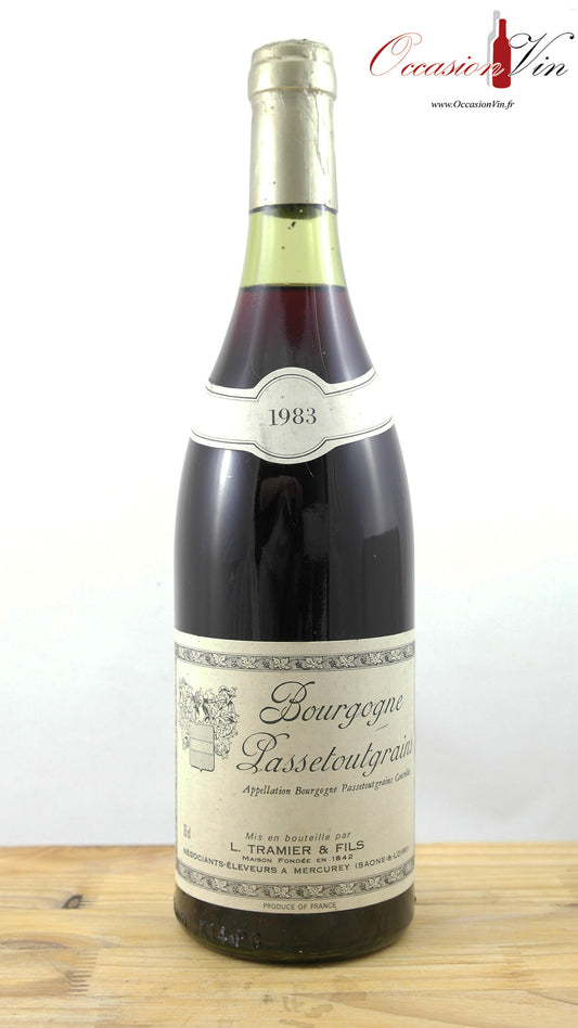 Bourgogne Passetoutgrain Tramier et  Fils Vin 1983