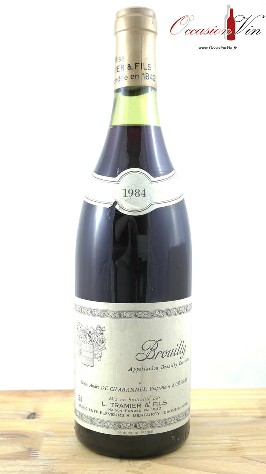 Brouilly Tramier et Fils Vin 1984