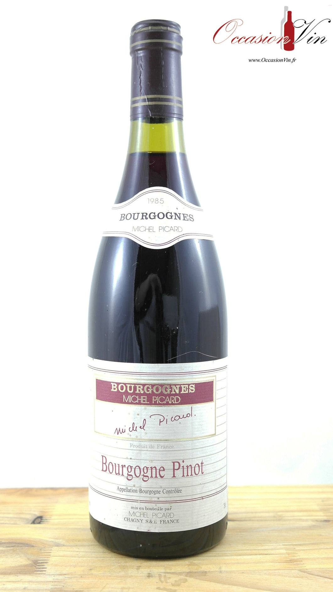 Bourgogne Pinot Michel Picard Vin 1985