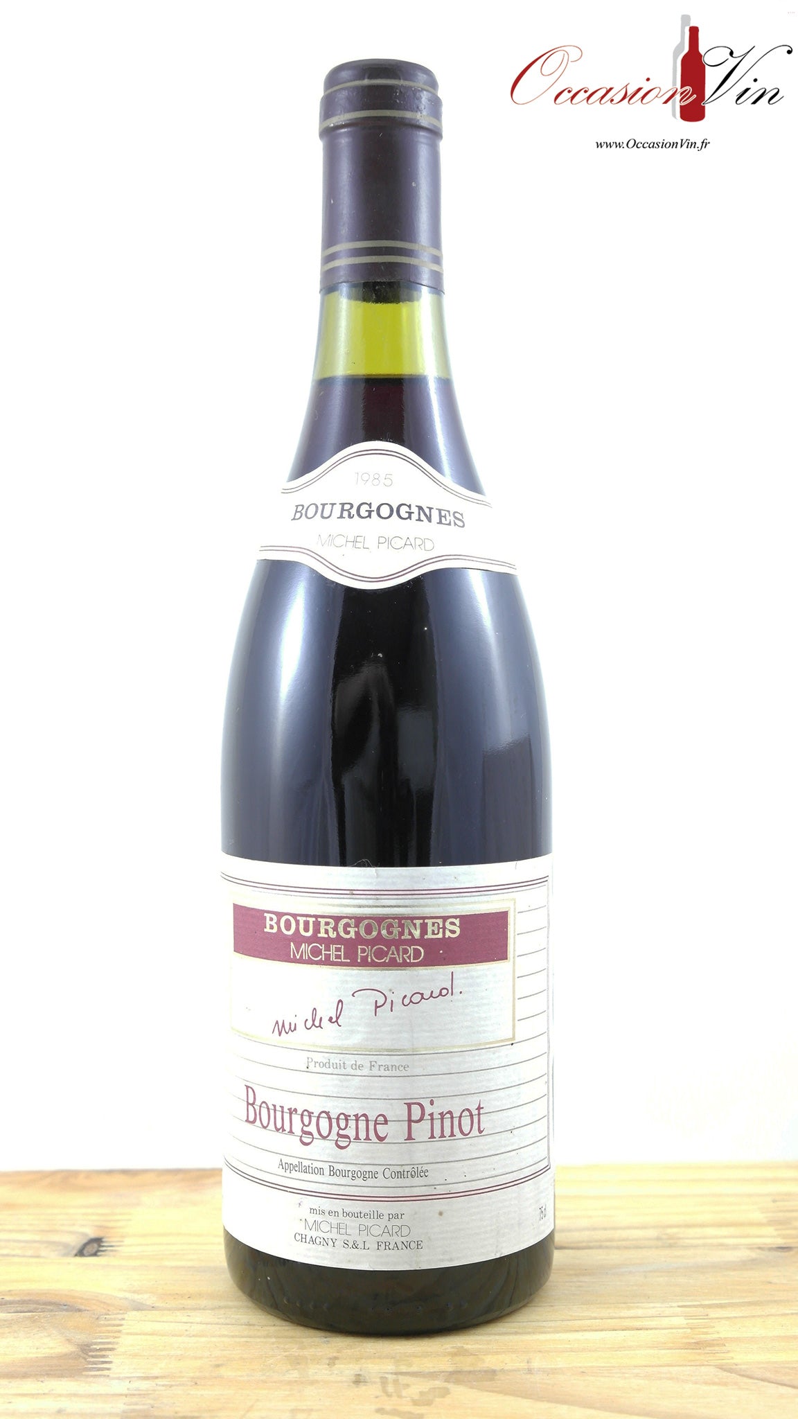 Bourgogne Pinot Michel Picard NB Vin 1985