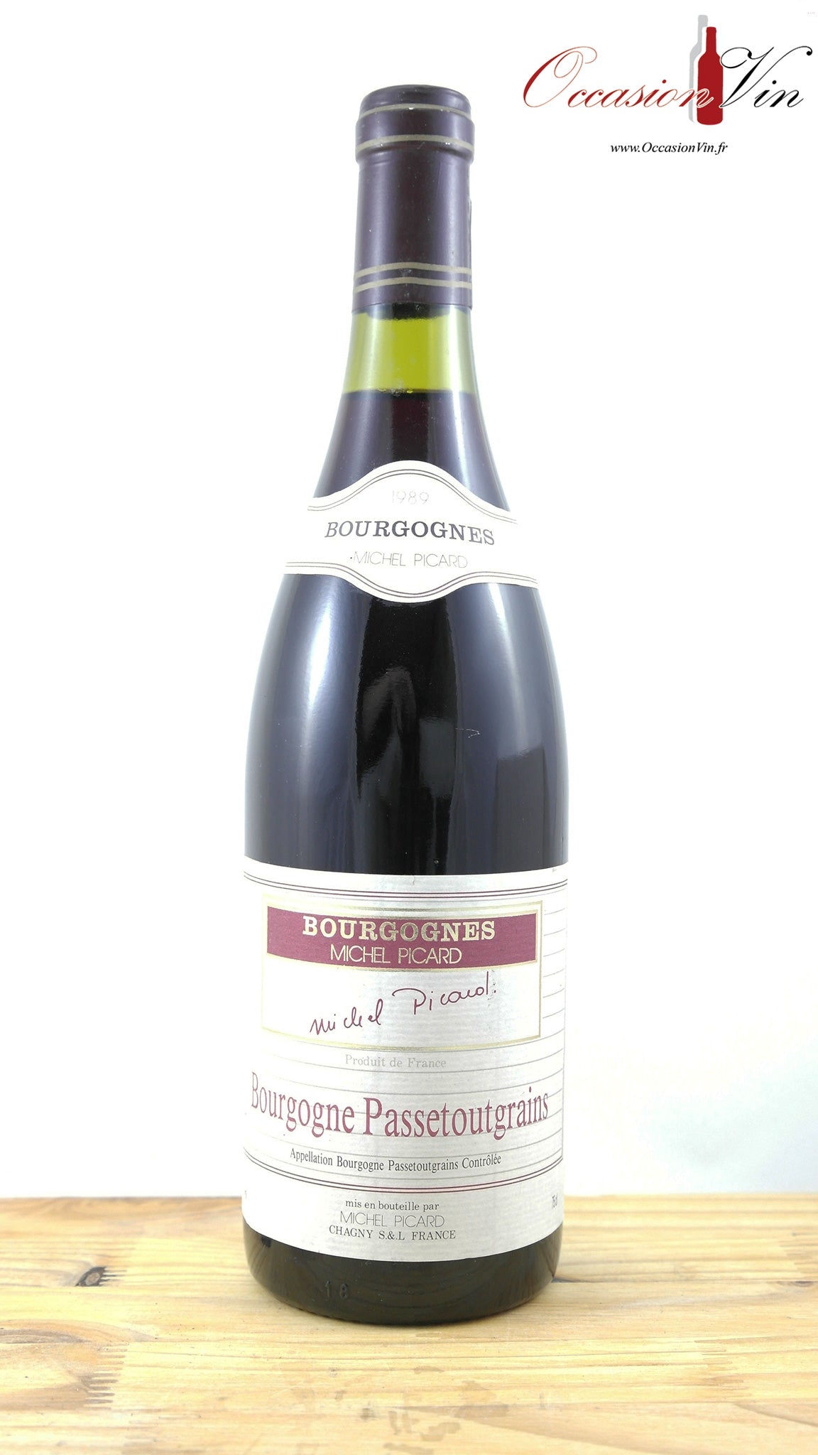 Bourgogne Passetoutgrain Michel Picard Vin 1989