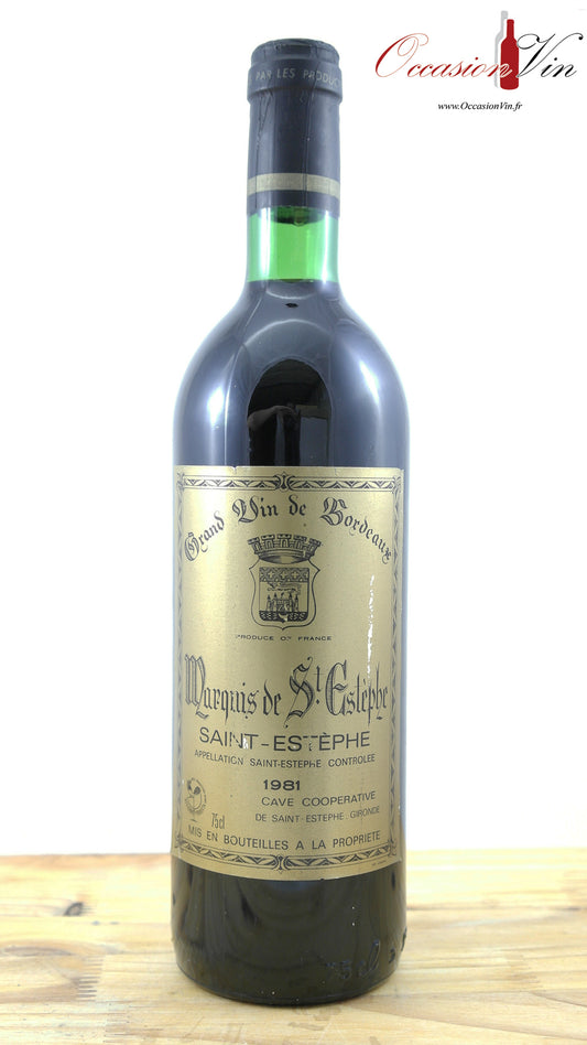 Marquis de Saint-Estèphe EA Vin 1981