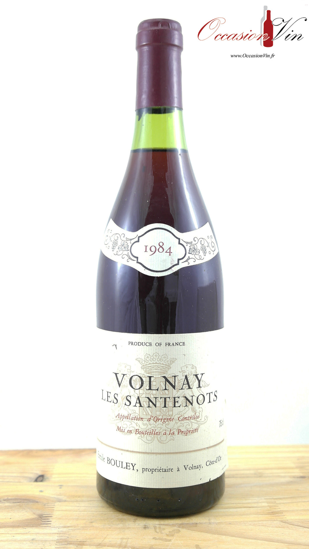 Volnay Les Santenots Vin 1984