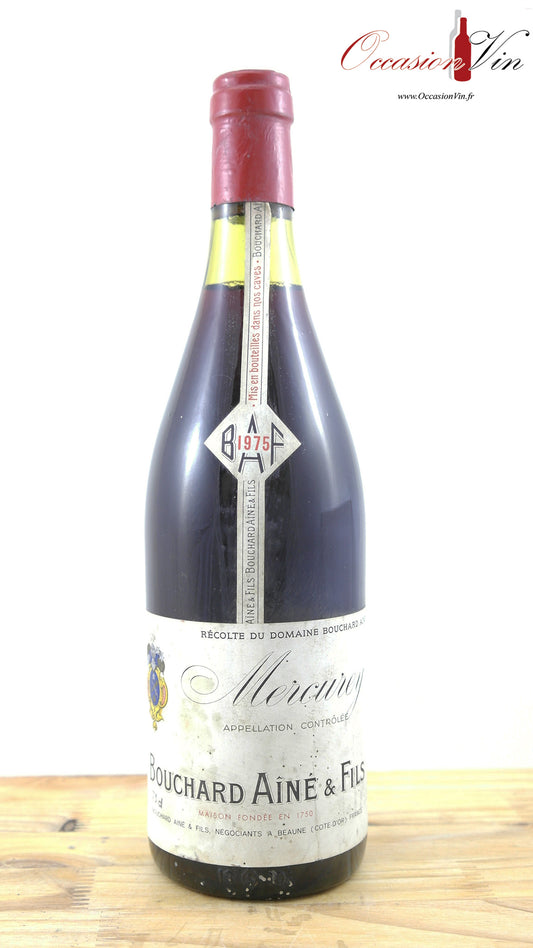 Mercurey Bouchard Ainé & Fils Vin 1975