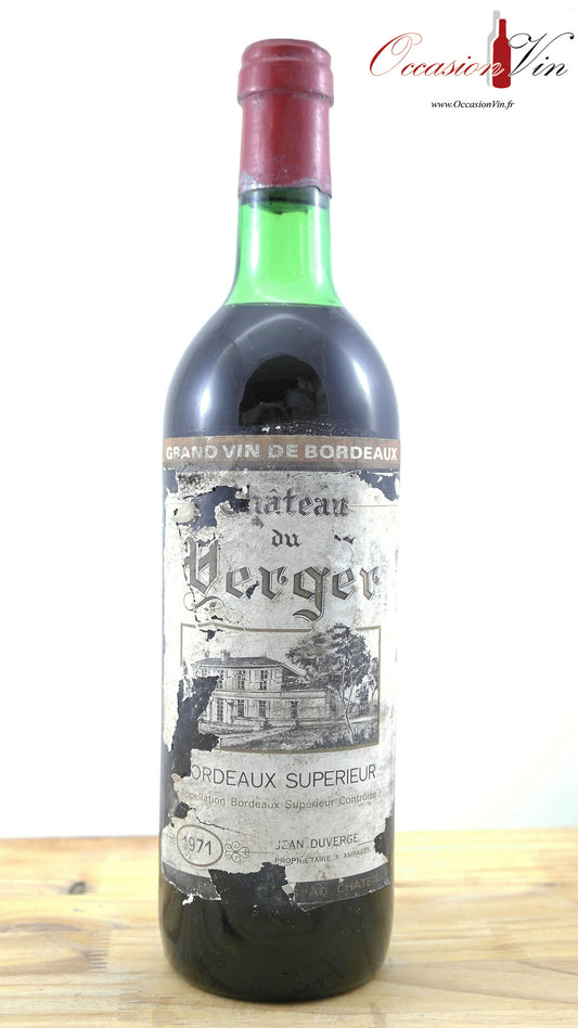 Château du Verger EA Vin 1971