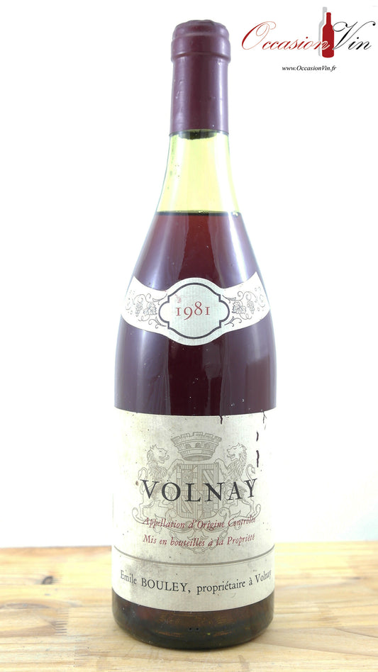 Volnay Emile Bouley NB Vin 1981