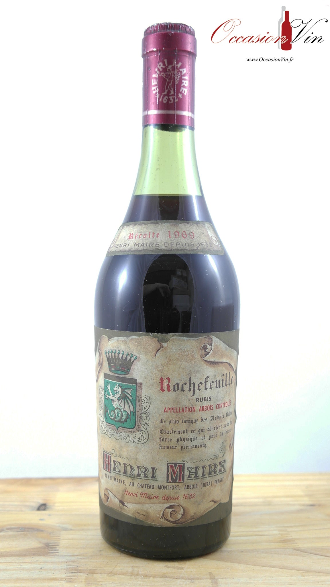 Rochefeuille Rubis Henry Maire Vin 1969