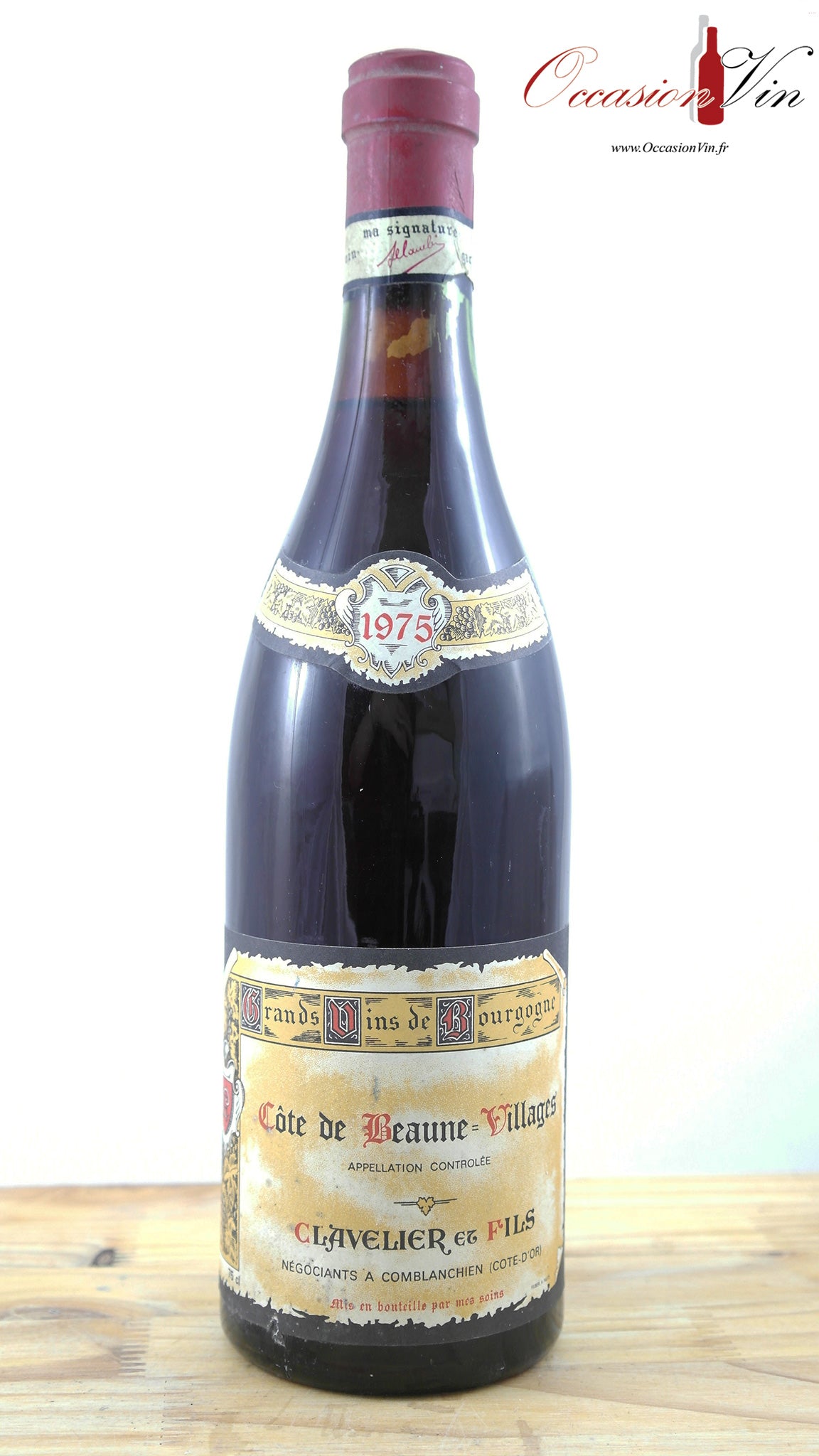 Côte de Beaune-Villages Clavelier et Fils CA Vin 1975