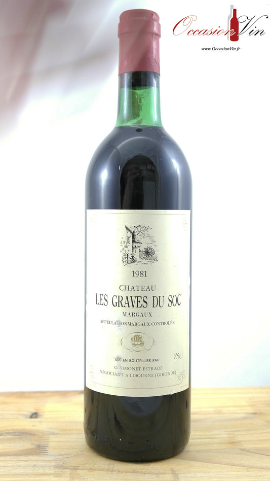 Château Les Graves du Soc ETLA Vin 1981