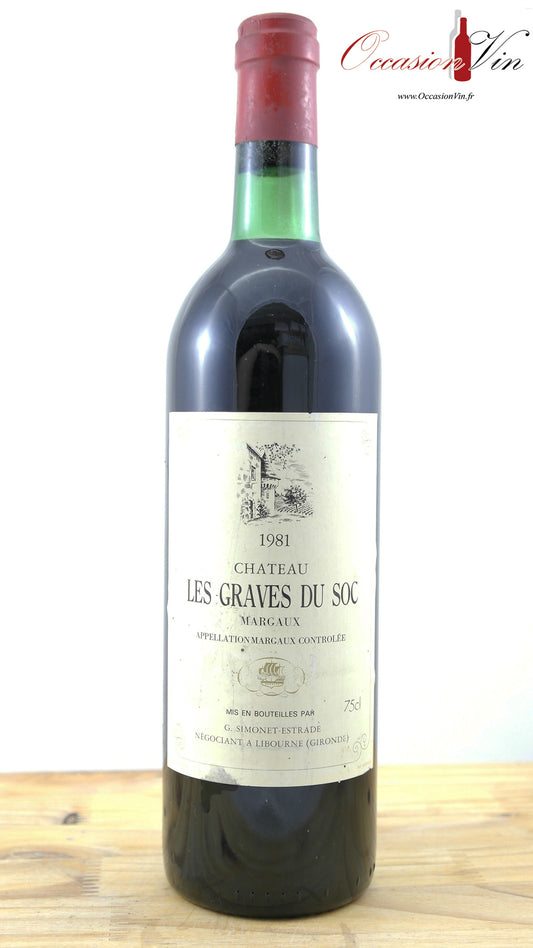 Château Les Graves du Soc ELA Vin 1981