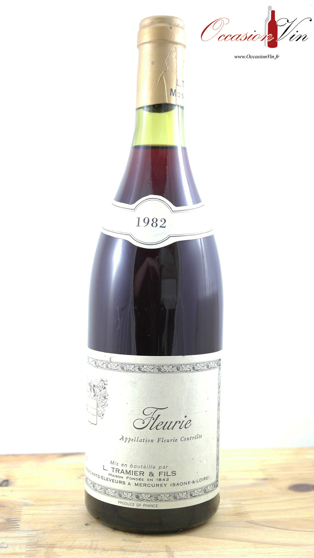Fleurie L.Tramier et Fils Vin 1982