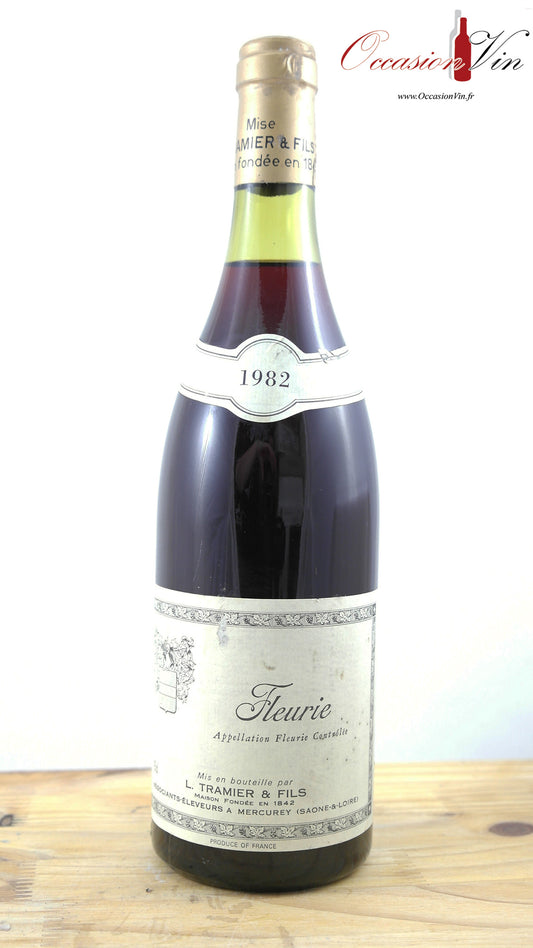 Fleurie L.Tramier et Fils ELA Vin 1982