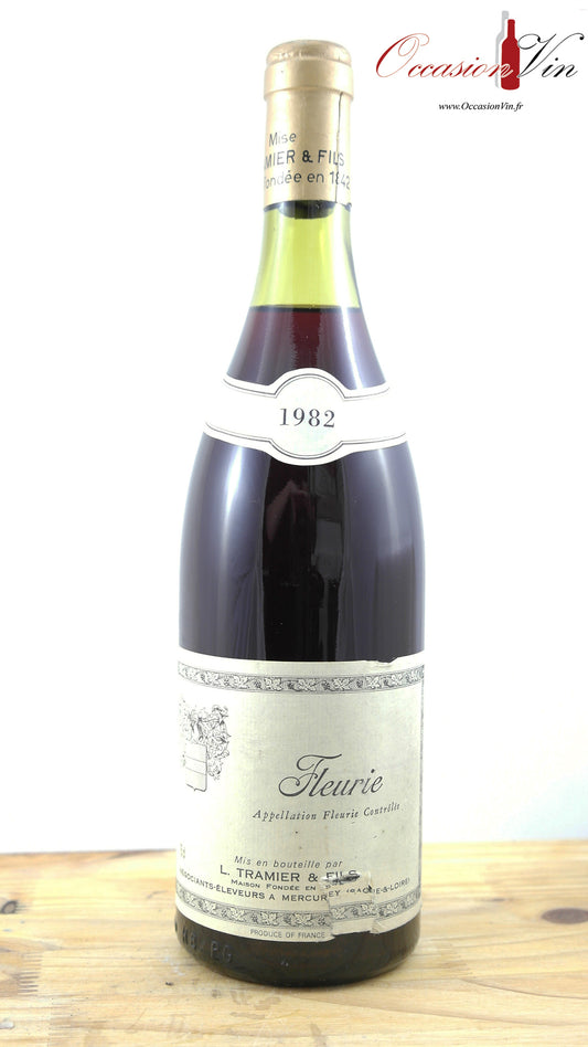 Fleurie L.Tramier et Fils EA Vin 1982