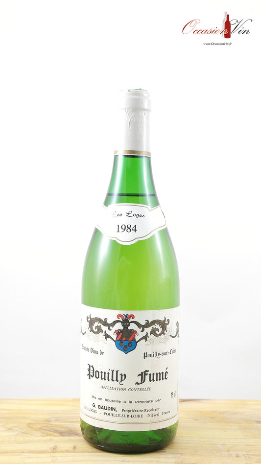 Pouilly Fumé G.Baudin Vin 1984