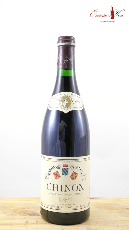 Chinon La Baronnie Madeleine Vin 1982