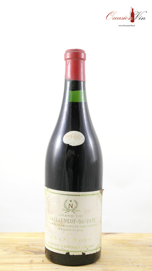 Grand Vin Châteauneuf du Pape  Nony MI Vin 1962