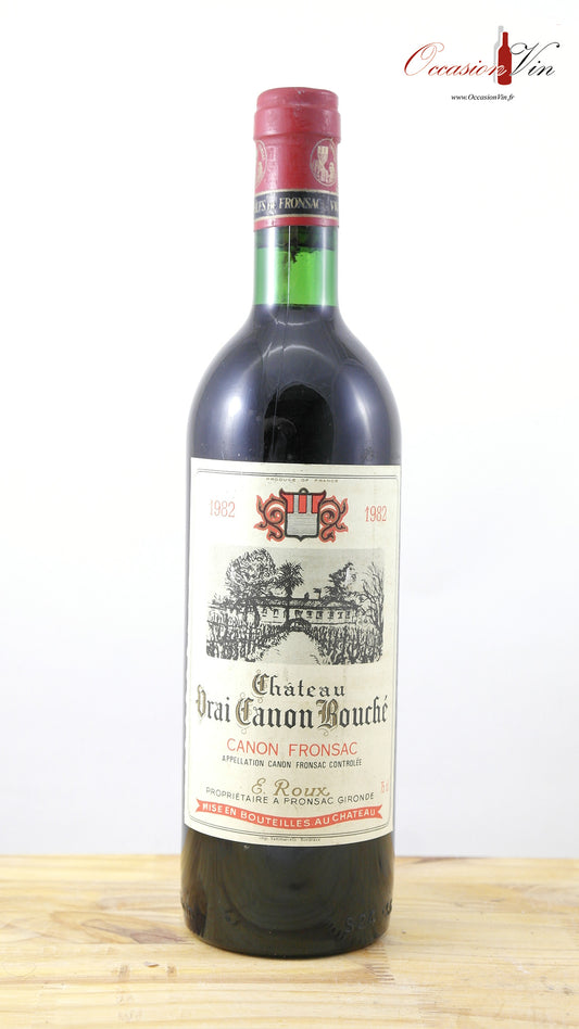 Château Vrai Canon Bouché Vin 1982
