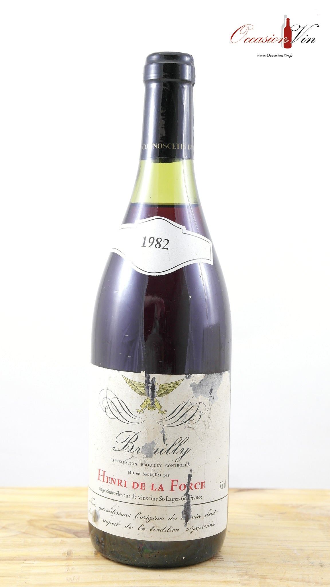 Brouilly Henry de la Force NB Vin 1982