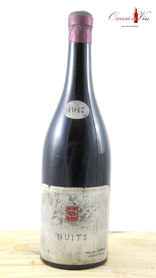 Nuits Maurice Garsac Vin 1947