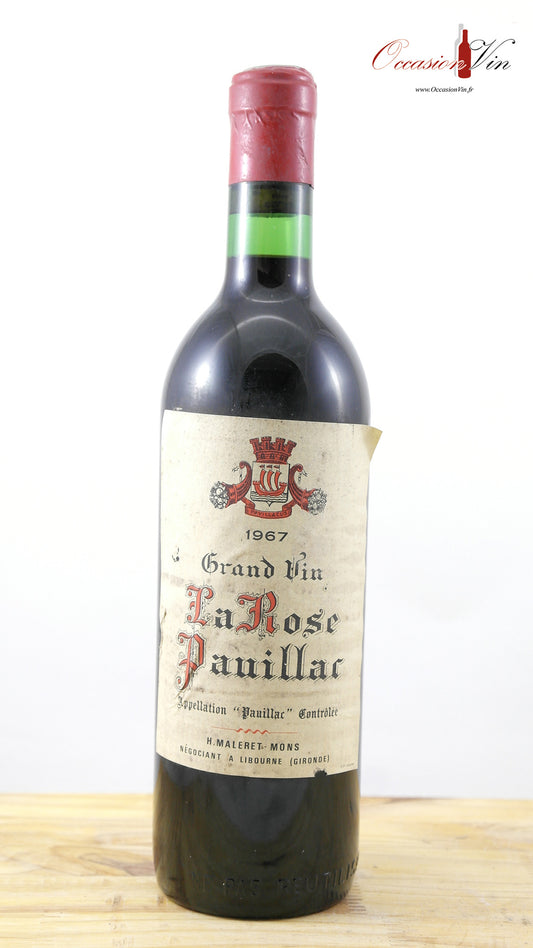 Grand Vin La Rose Pauillac Vin 1967