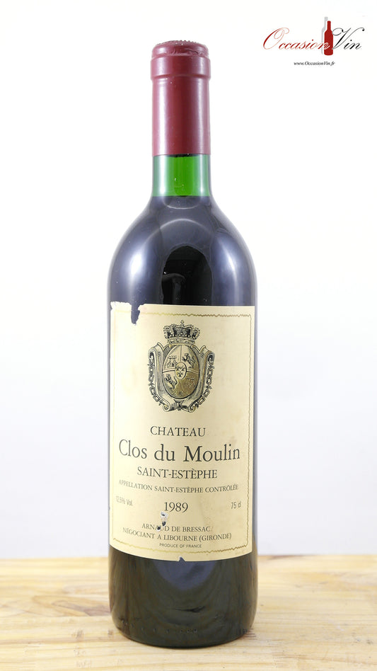 Château Clos du Moulin Vin 1989