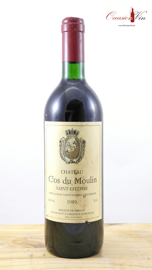 Château Clos du Moulin EA Vin 1989